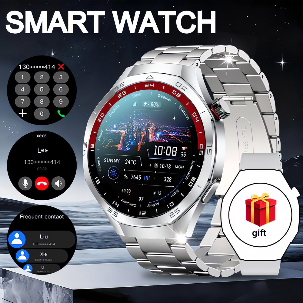 1.5″ Smartwatch Bluetooth Call Fitness Tracker HR Monitor Step Sleep iOS/Android