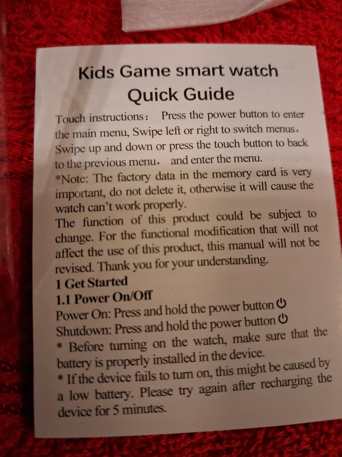 Cosjoype Kids Smart Watch Girls 7, 8, 9 New Free Shipping
