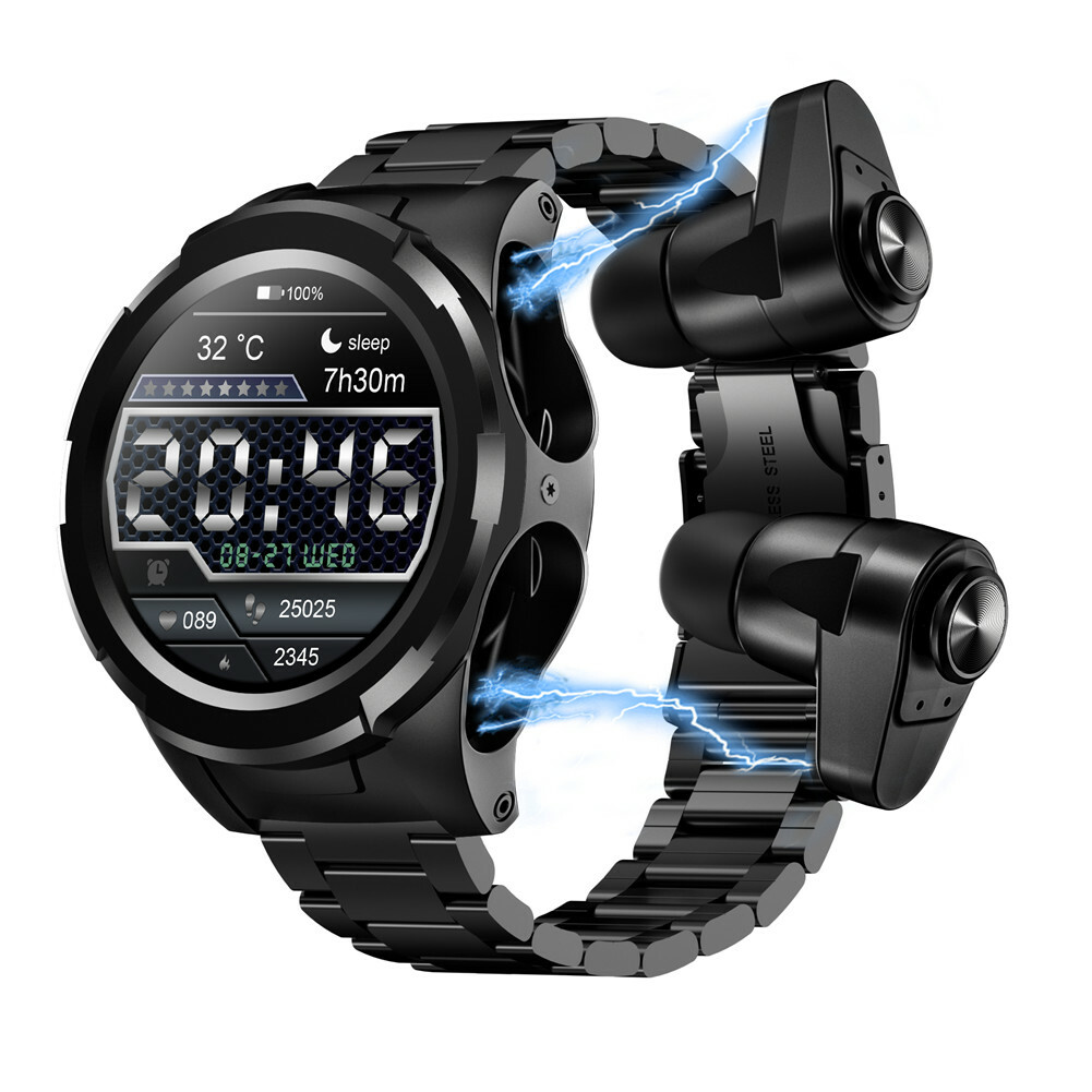 Bluetooth Smart Watch Wireless Music Headsets for Android iOS Cellphones