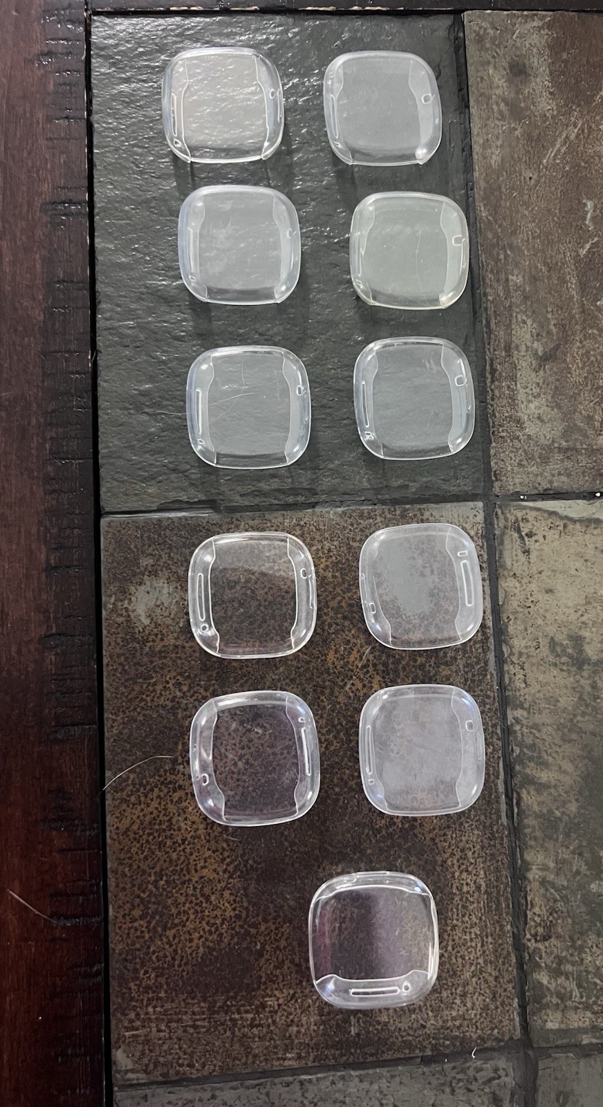 11 Clear Protective Covers – Compatible with FitBit Sense 1