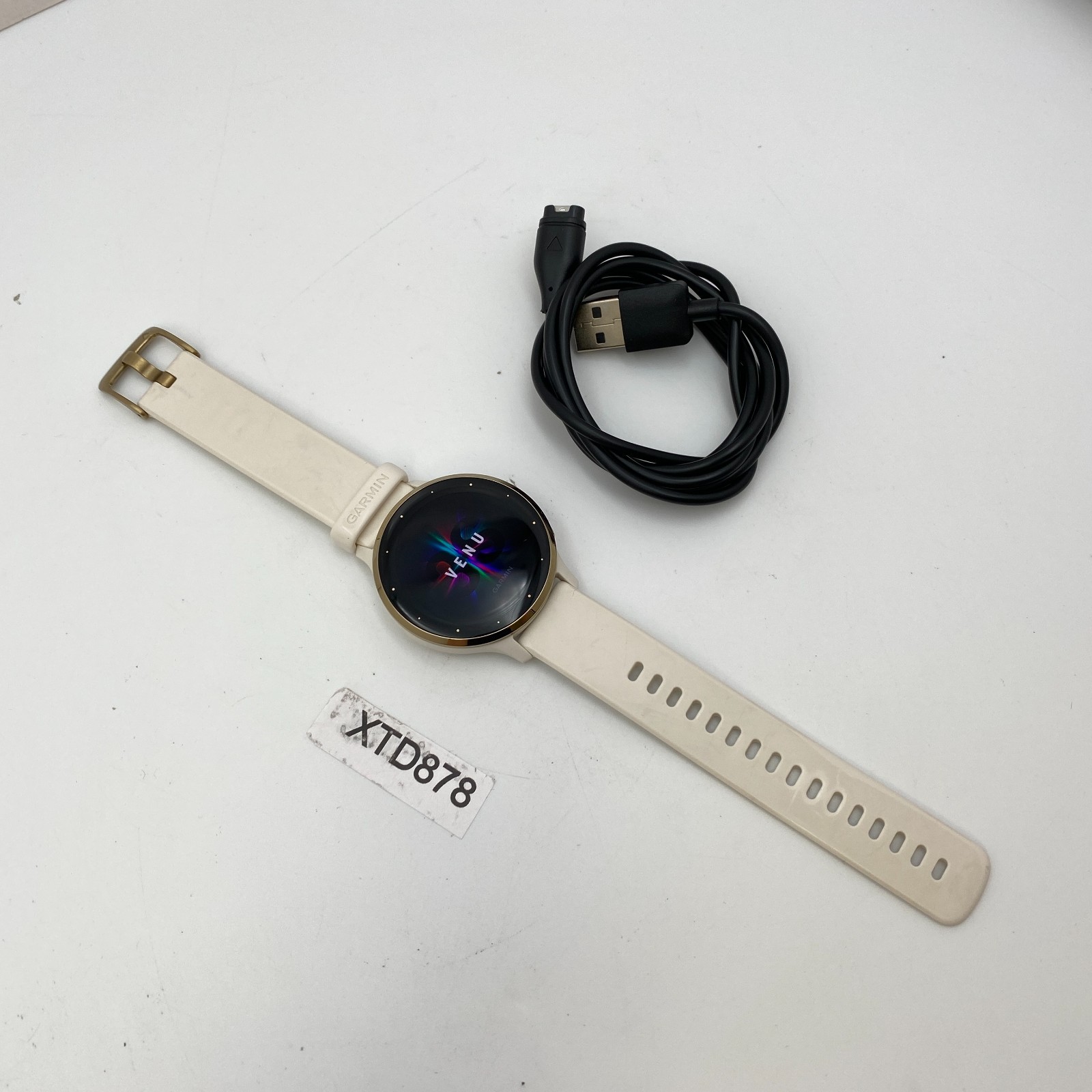 Garmin Venu 3s – 41mm – Soft Gold – Health & Fitness GPS Smartwatch – Good Cond.