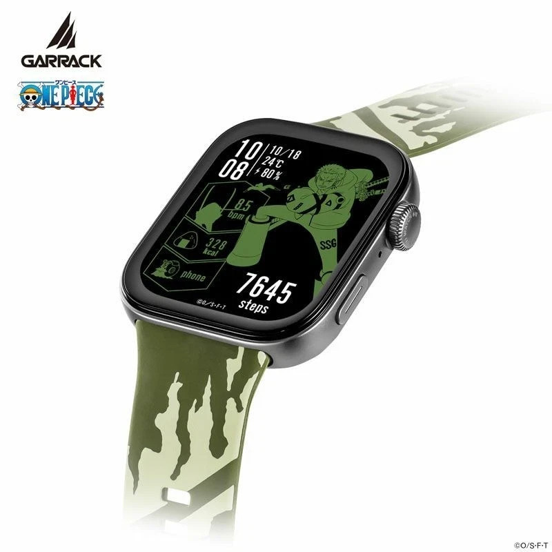 GARRACK One Piece Zoro Model HUC-OP-FT3-Z Smart watch Anime Japan Limited Green