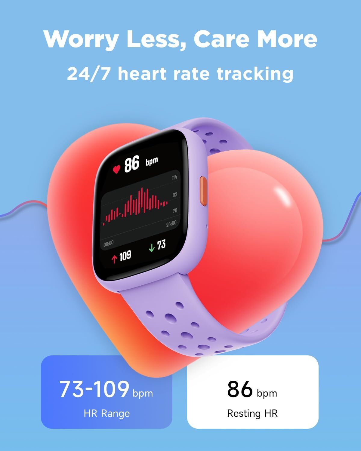 Smart Watch for Kids 1.8″ Fitness Tracker Watch Pedometer Puzzle Games for Kids