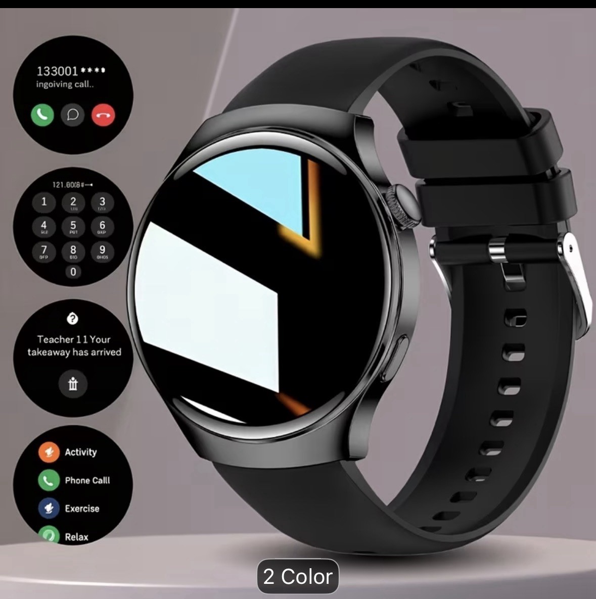 New 4 Pro Smart Watch Bluetooth Call Fitness Tracker unisex connect Android iOS