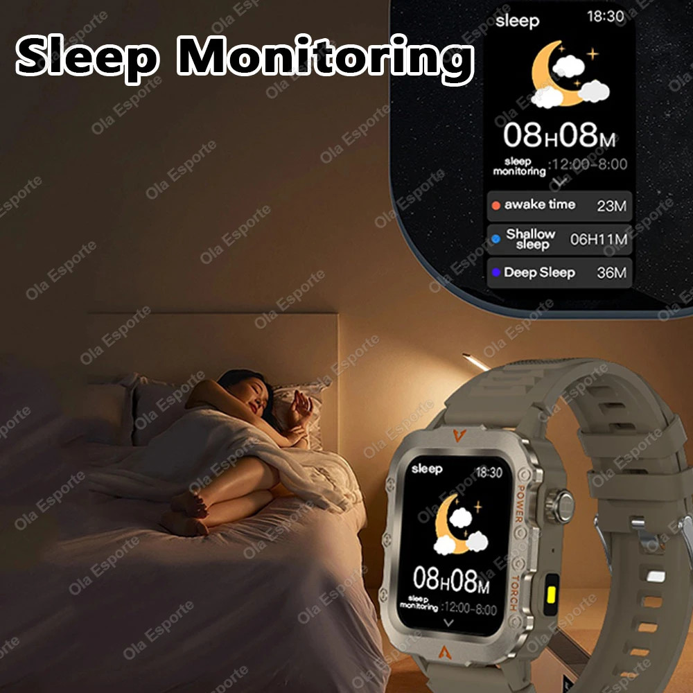 Men’s Smart Sports Watch with 1.71″ Screen, Blood Oxygen, Bluetooth, Multi-Sport