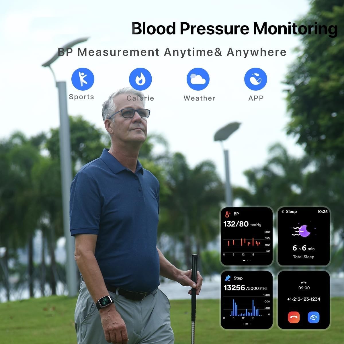 BP Doctor Model Y006YM Smart Watch – For IOS And Android – FREE SHIPPING!