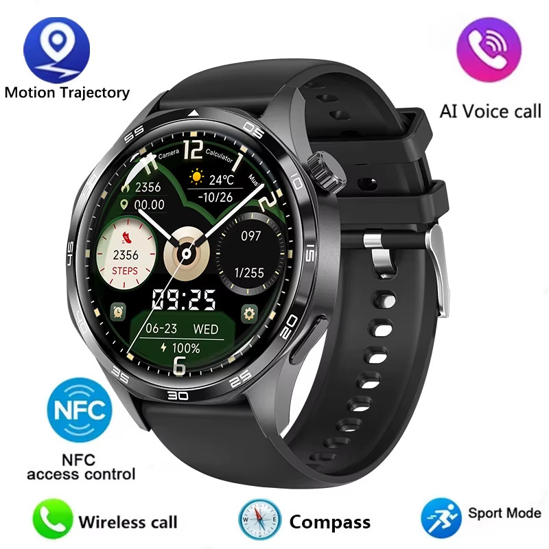 5 PRO Smart Watch Men AMOLED HD Screen Bluetooth GPS NFC Health Smartwatches
