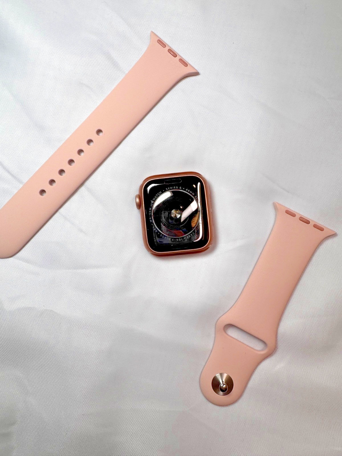 Apple Watch Series 5 40mm Gold Aluminum – Pink & Blue Bands