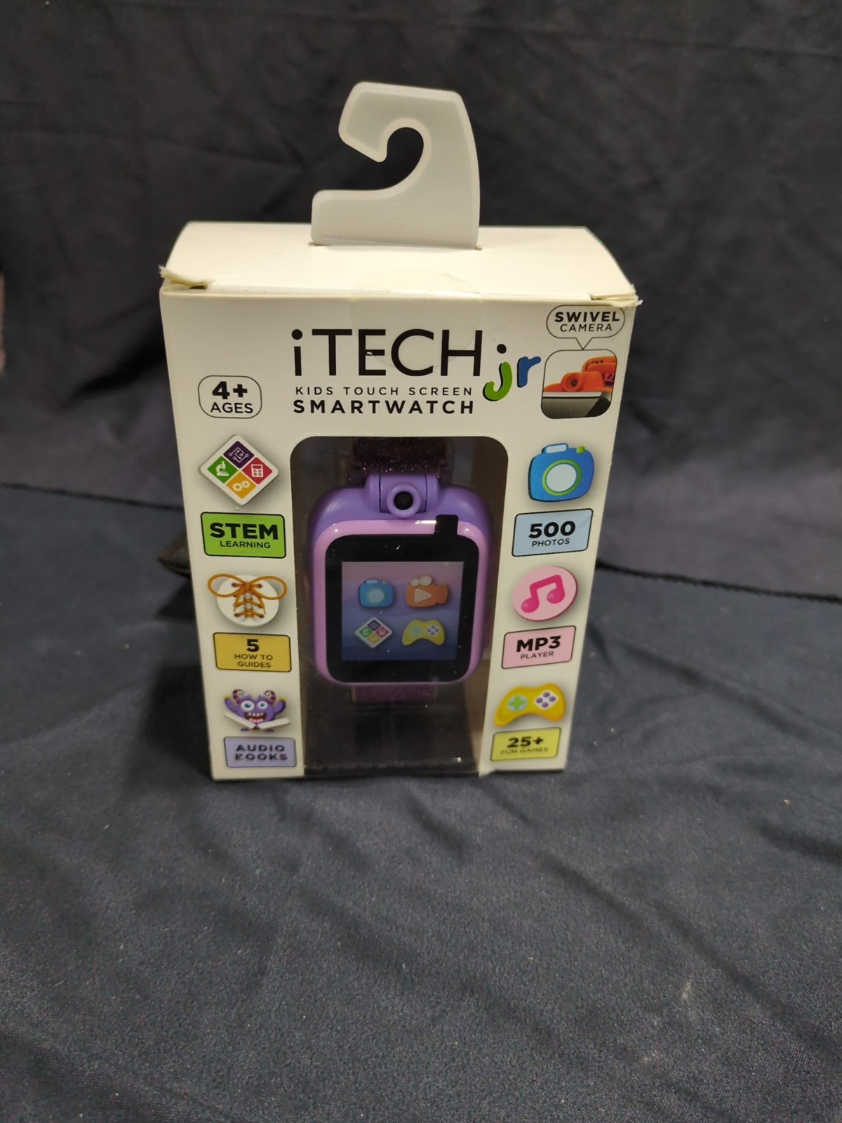 NEW – iTECH Jr. Kids Touch Screen Smartwatch – Purple Galaxy band