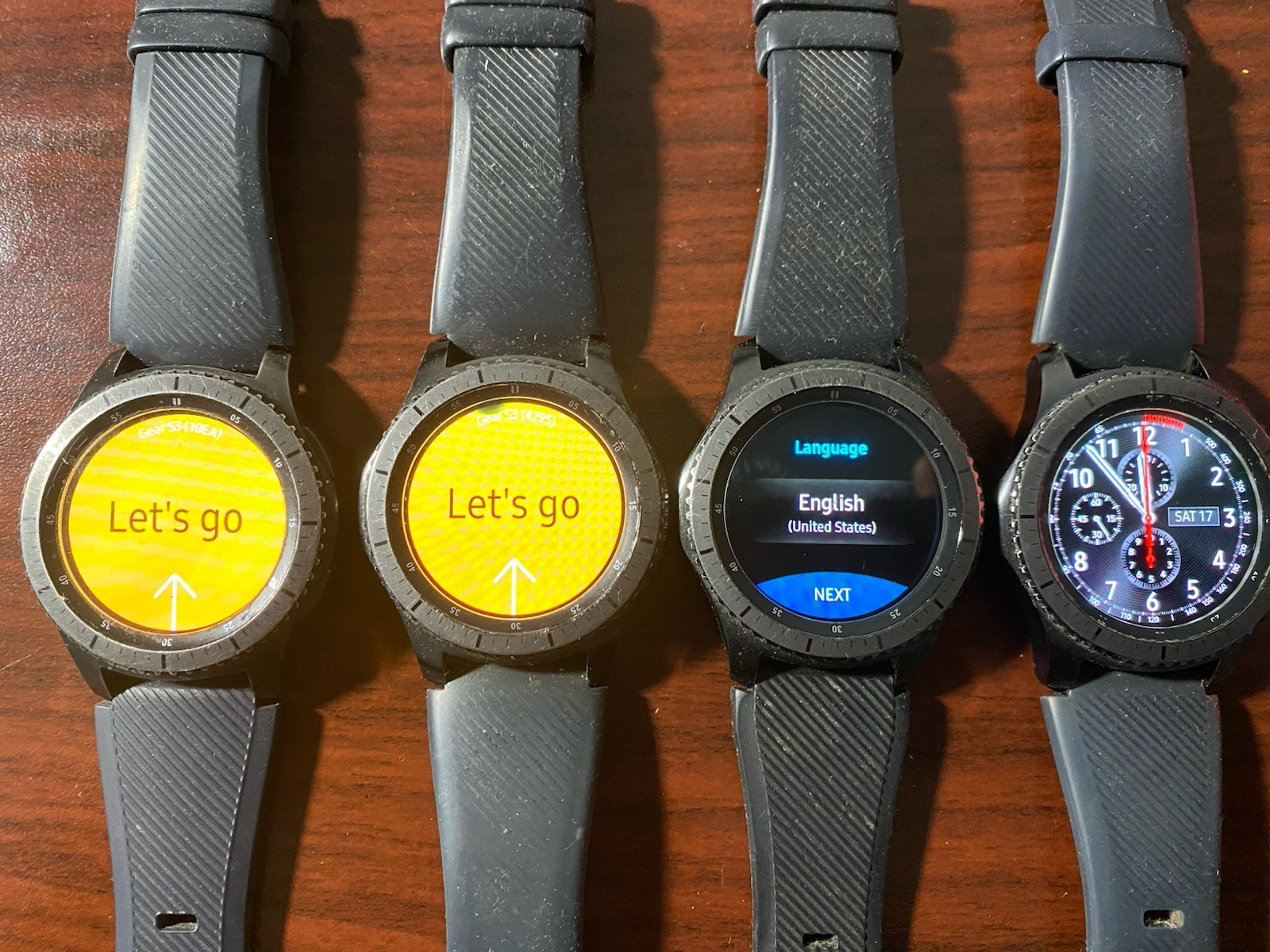 Lot of 16 Samsung Gear S3 Frontier Wearables Smart Watches