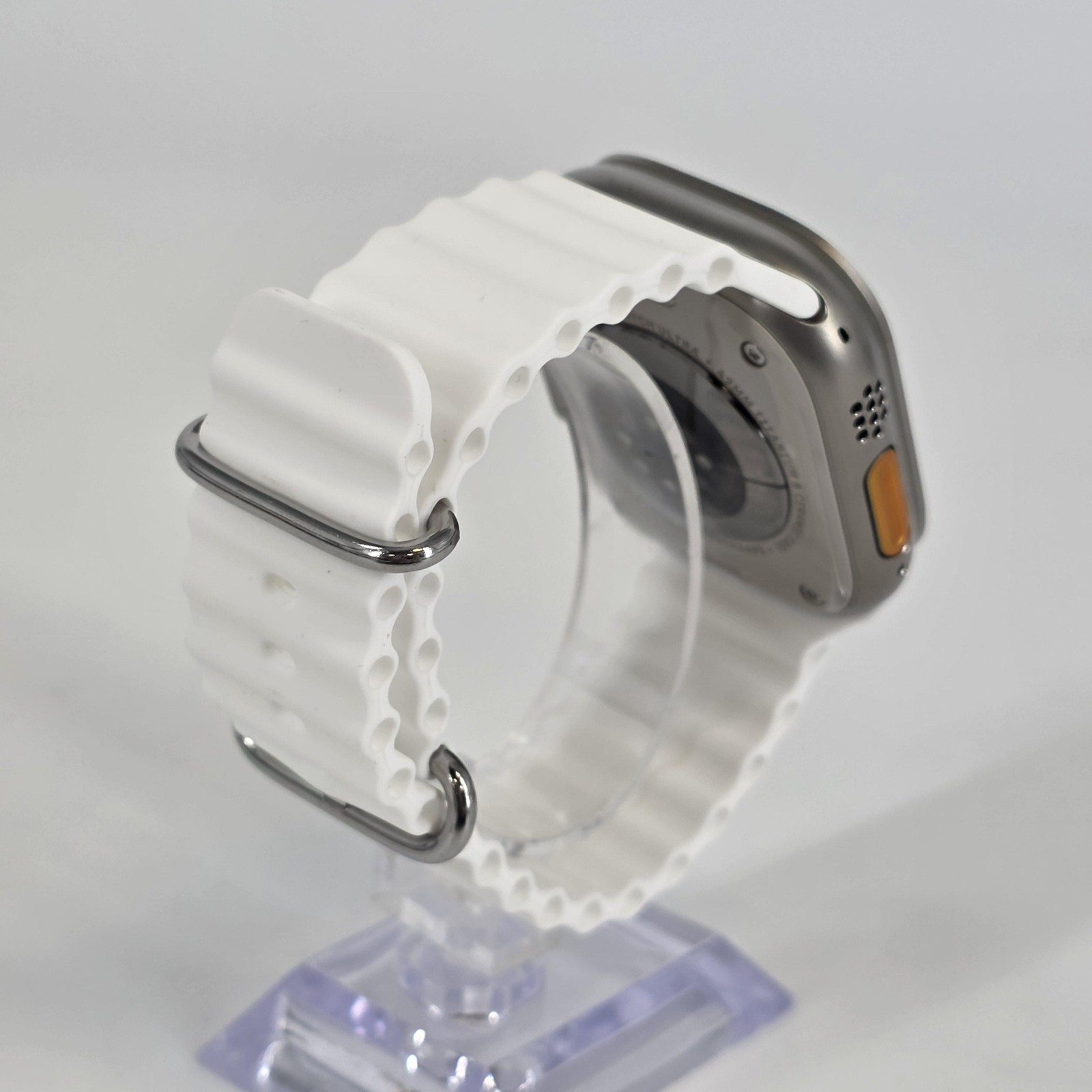 Apple Watch (Ultra 2) 49mm Natural Titanium (LTE) w/ White Ocean Band- Very Good
