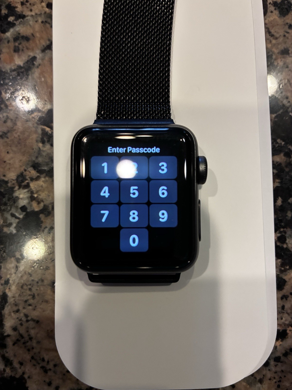 Apple Watch Series 3 38mm Space Gray Aluminum Case with Black Sport Band…