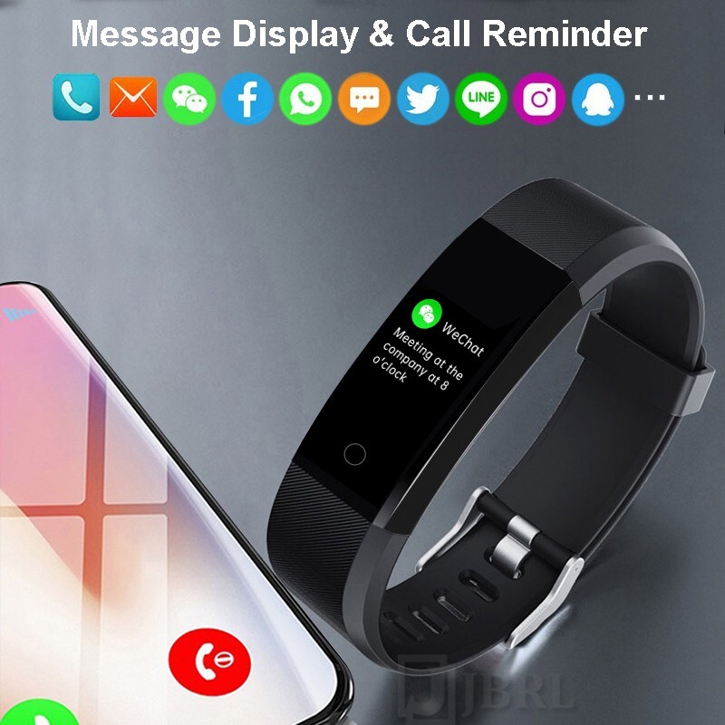 10pcs/lot dhl express free ship 115plus Smart Watch Blood Pressure Waterproof