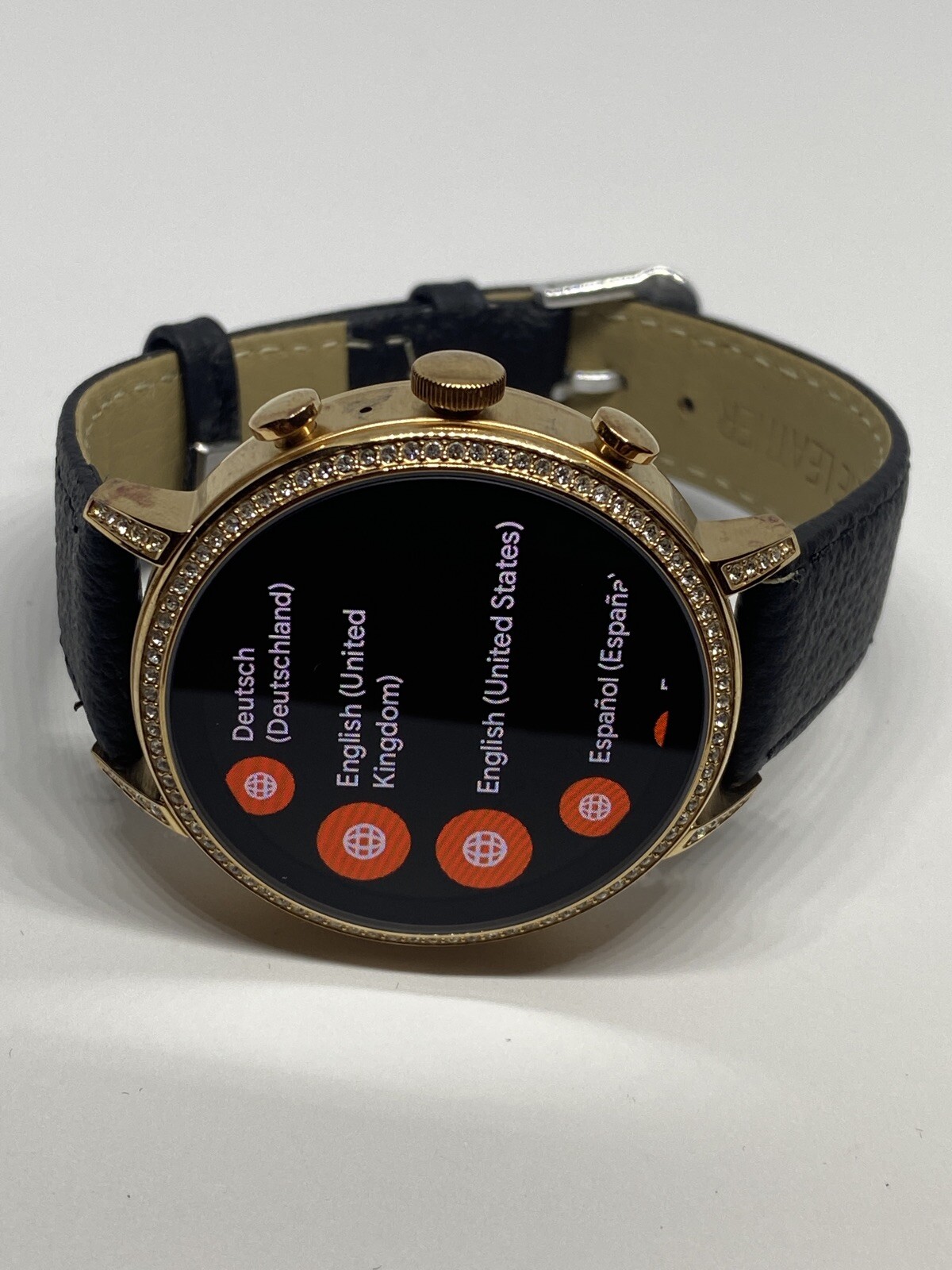 Fossil Gen 4 Authentic Digital Dial Smart Watch Custom Band FTW6015 AB394