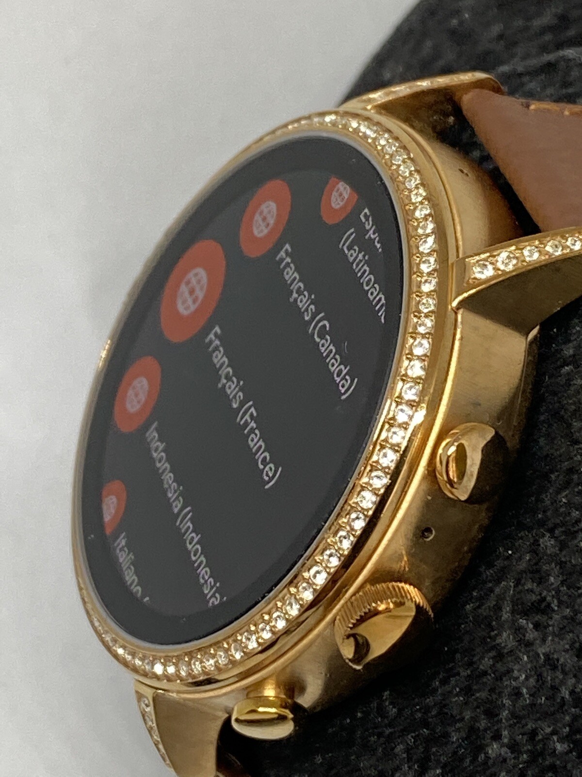 Fossil Gen 4 Authentic Digital Dial Smart Watch Custom Band FTW6015 LT299