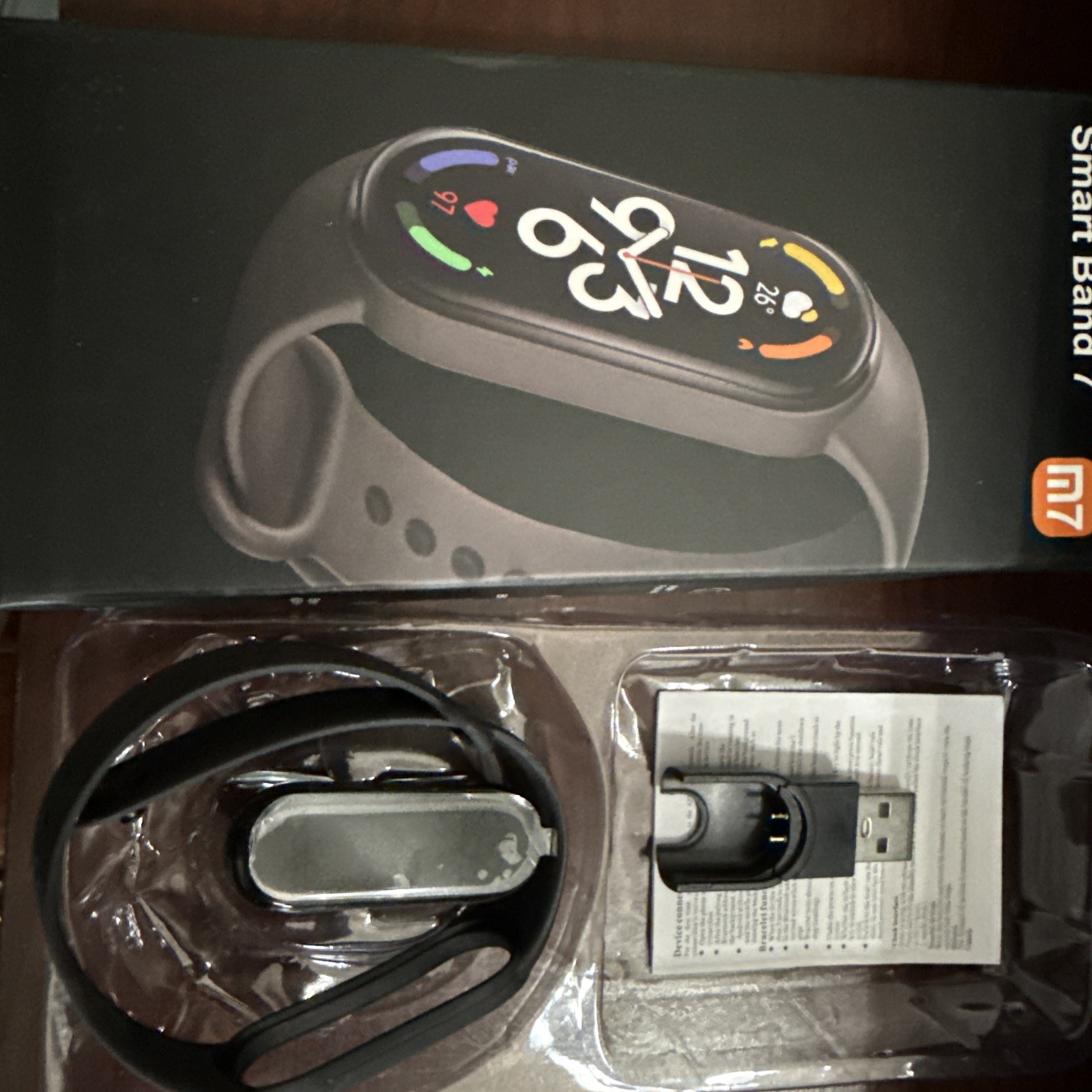 Smart Band 7 (Smart Bracelet) — Connection: Bluetooth 4. 0 BLE — Black Band