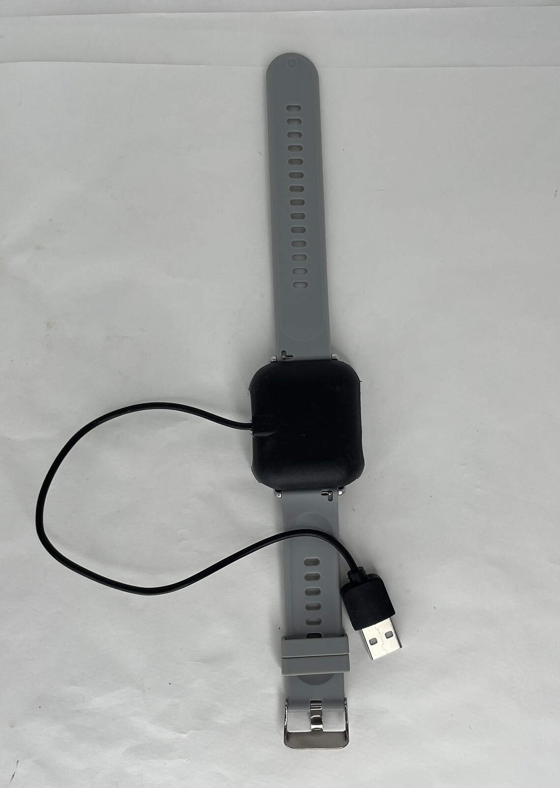 Open Box Smart Watch Grey Band For iOS & Android