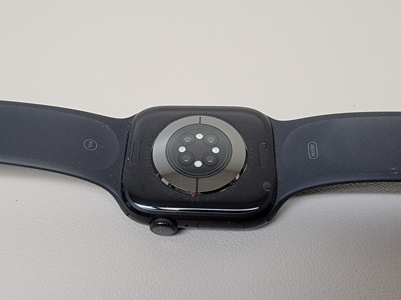 Apple Watch Series 10 46MM Black Aluminum Black Sports Band MWY43LW/A