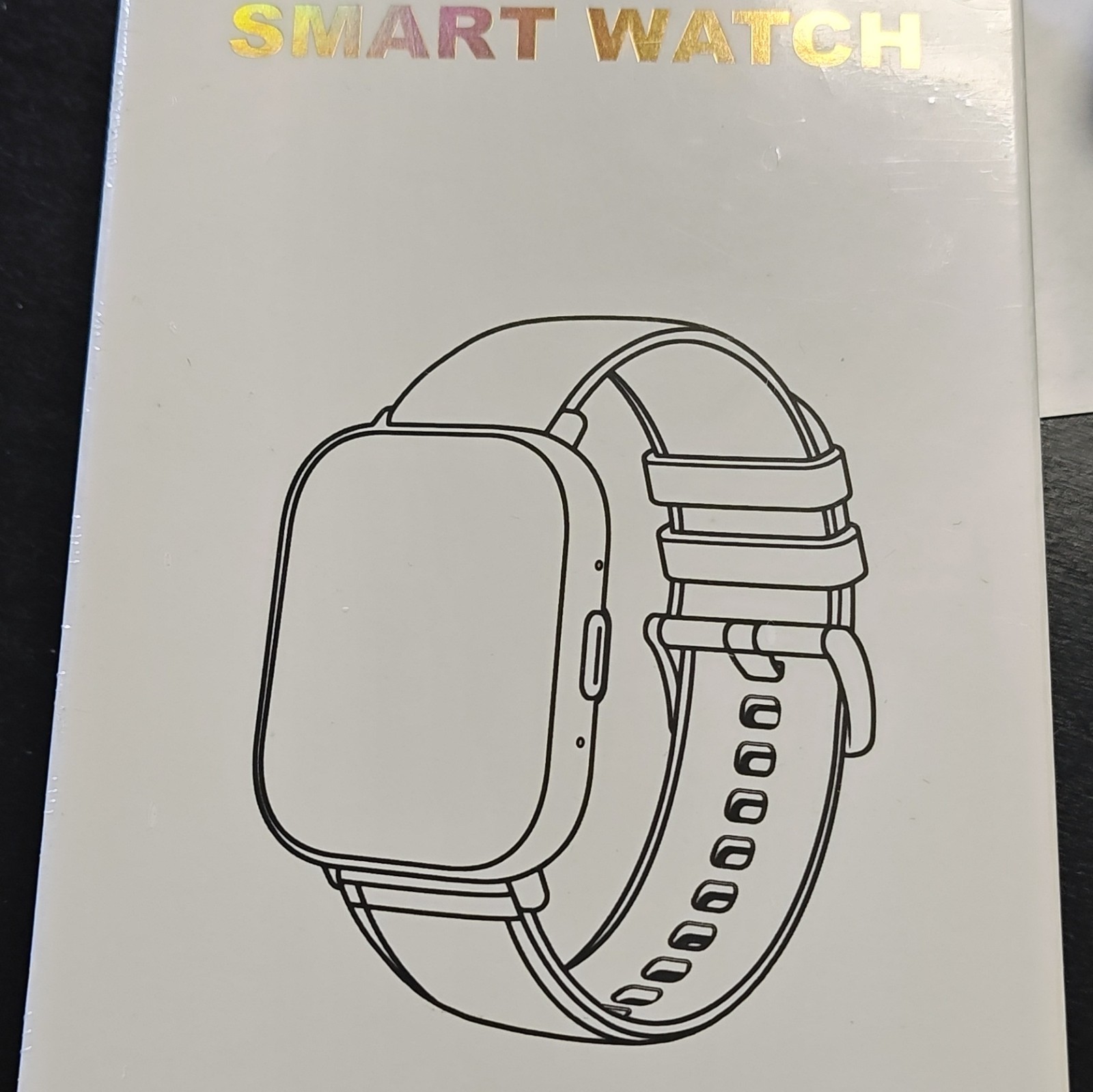 G128 Smart Watch Fitness Tracker Pedometer 44mm White Silicone Band Unlocked