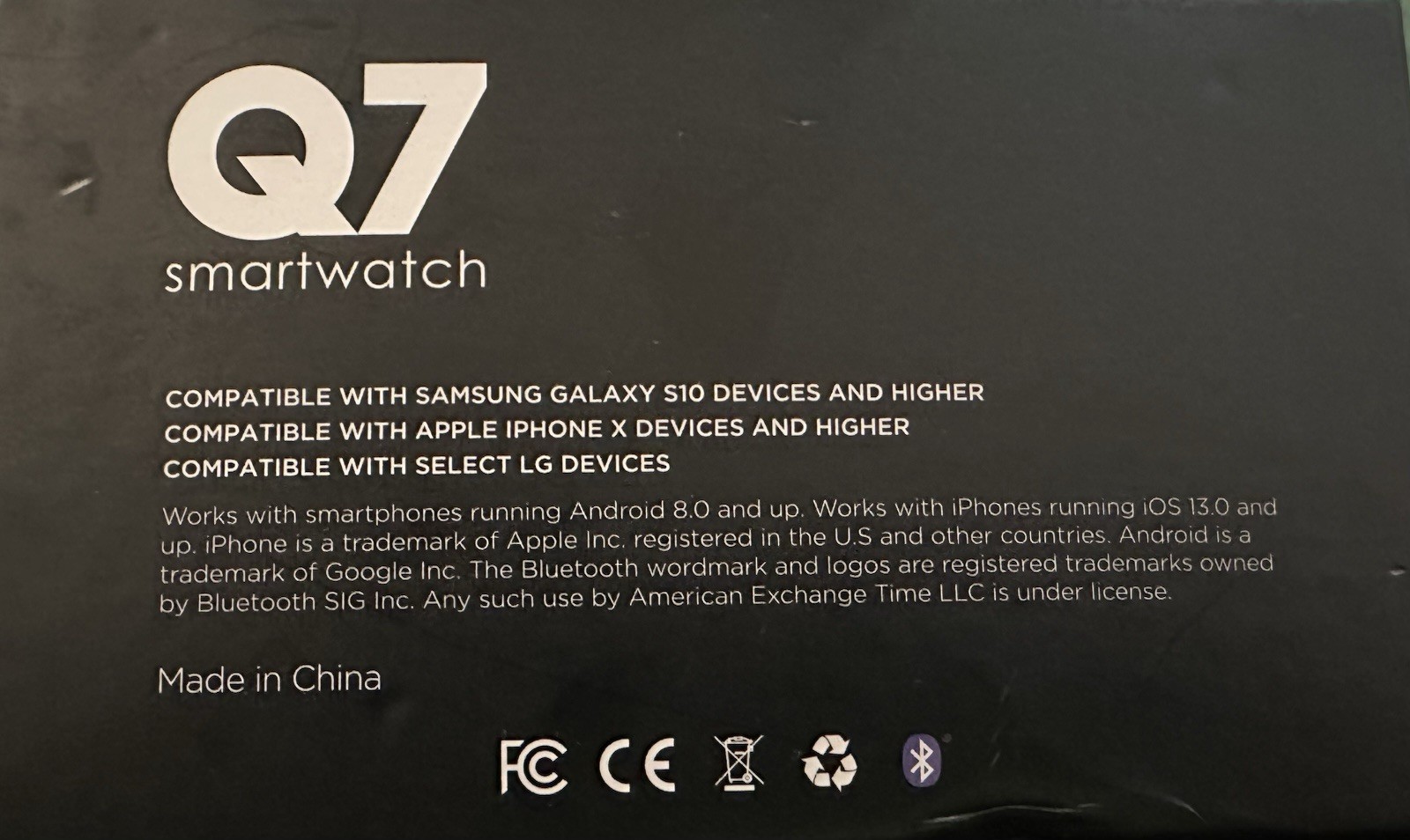 Q7 Smartwatch Unisex, Fitness & Activity Tracker, ETC 2 Watch Bands