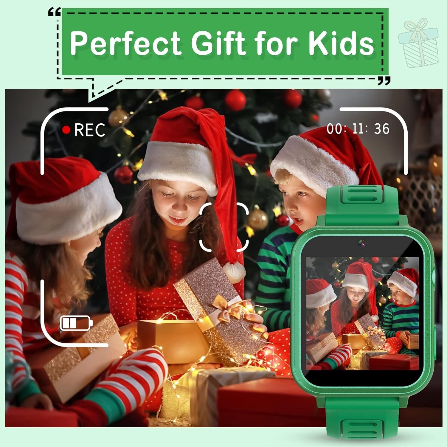 Educational Kids Watch with Games & Pedometer