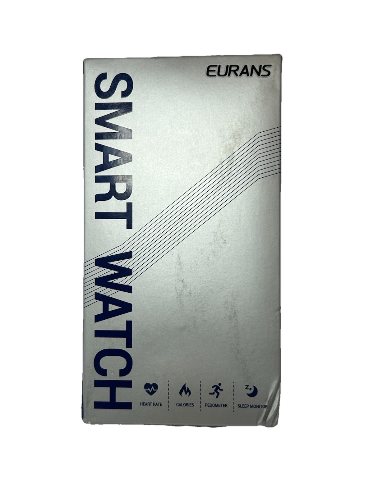 EURANS Full Touchscreen Fitness Tracker Heart Monitor Smart Watch Black