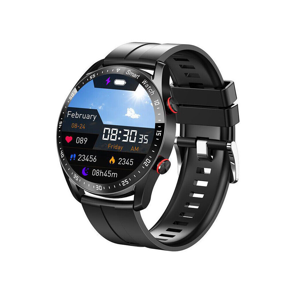 Men’s HW20 Smart Watch (Leather Band) – Ideal for Office/Daily Activities