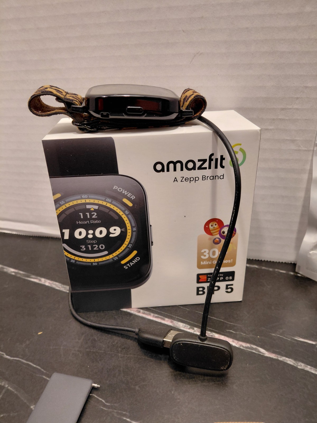 Amazfit Bip 5 Smartwatch and Fitness Tracker – Black, Brand New Sealed