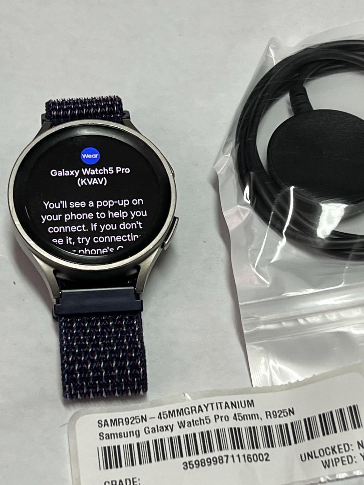 Samsung Galaxy Watch5 Pro SM-R925N 45mm Titanium Case GPS-LTE