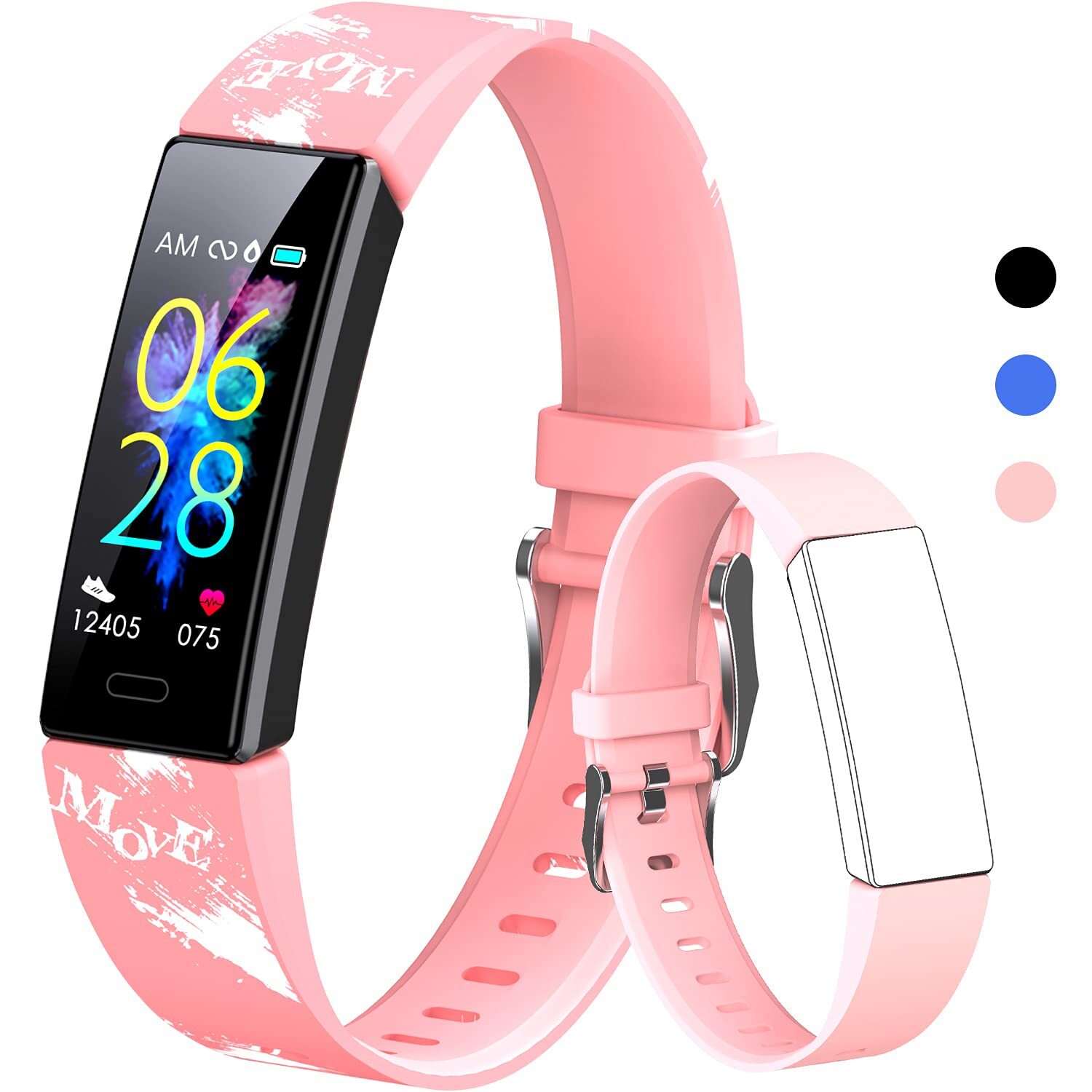 Kids Fitness Tracker Watch with Pedometer IP68 Waterproof 11 Sport Modes