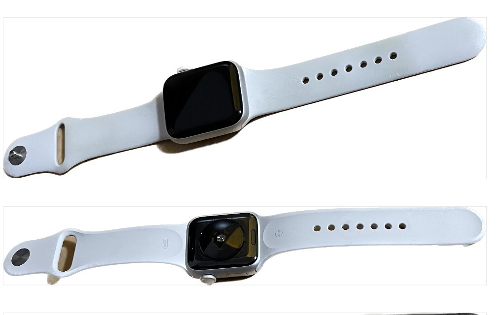 Apple Watch SE 40mm Silver with White Band
