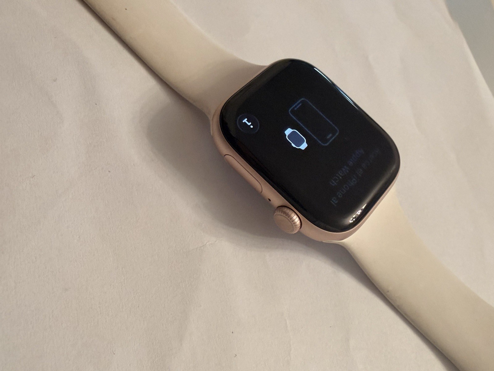 Apple Watch S11 (GPS + LTE) 46MM Rose Gold Aluminum Case Light Blush Sport Band