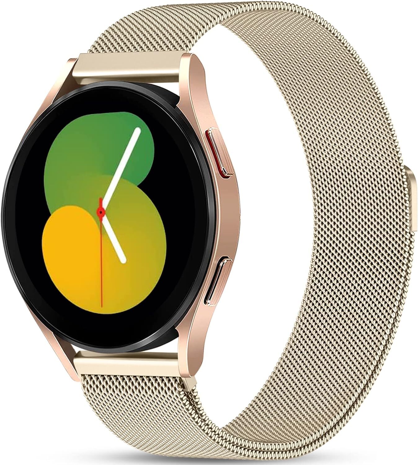 Samsung Galaxy Watch 4 40mm 44mm 42mm 46mm Stainless Steel watch Band [Silver]