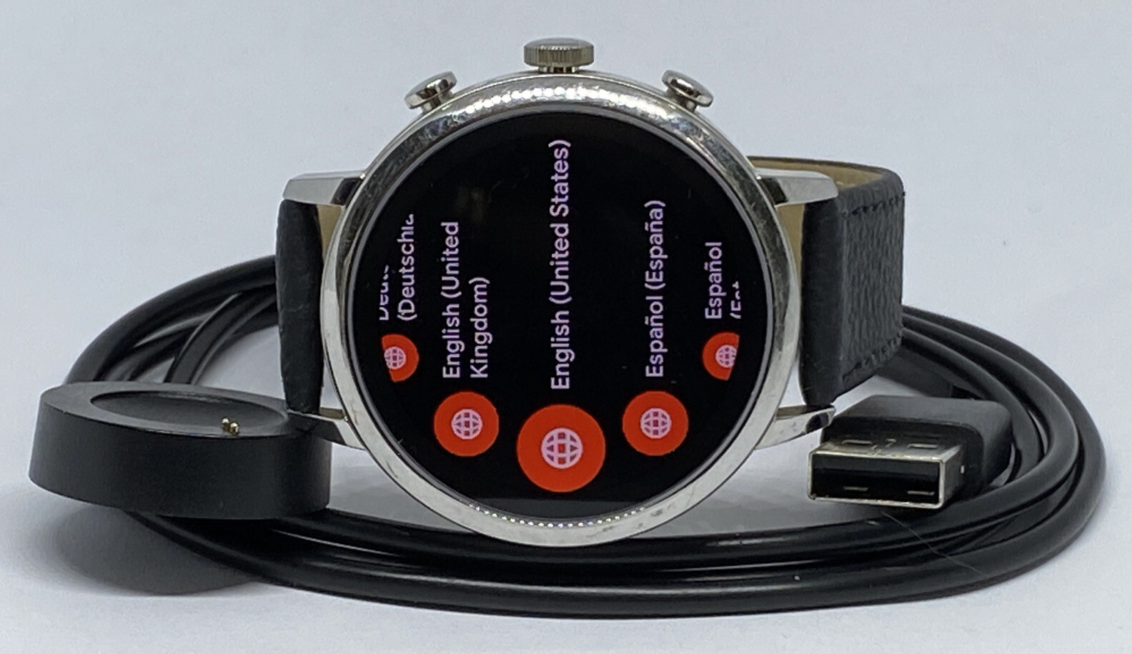 Fossil Gen 4 Authentic Digital Dial Smart Watch Custom Band FTW6016 DC510