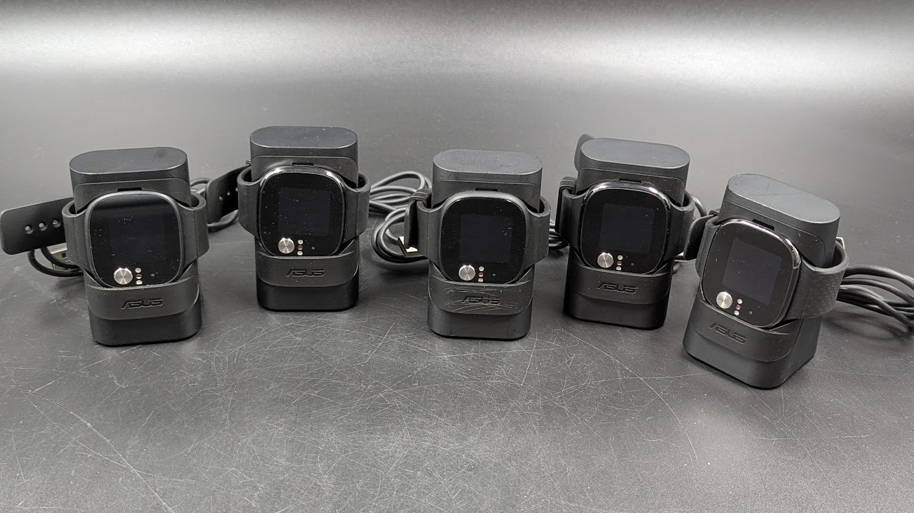 Lot of 5 Asus VivoWatch Smart Watches – Not Working, For Parts or Repair