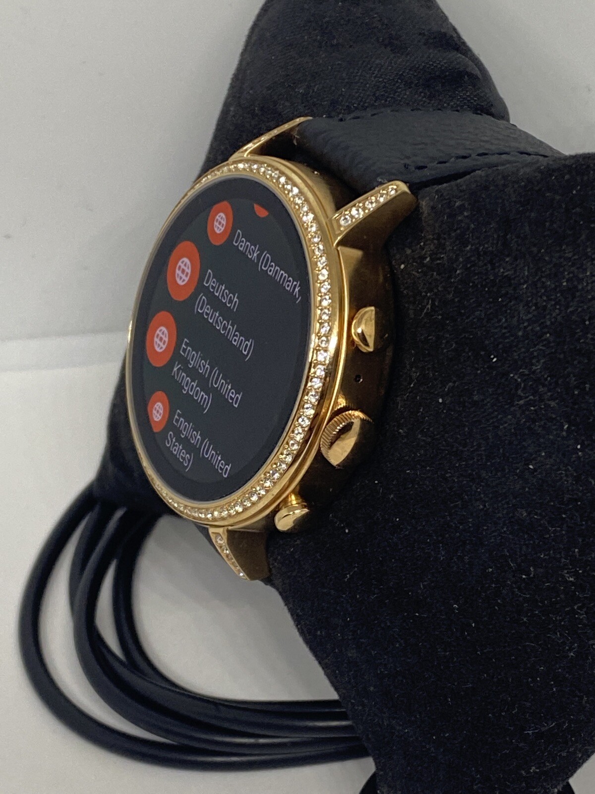 Fossil Gen 4 Authentic Digital Dial Smart Watch Custom Band FTW6011 AB427