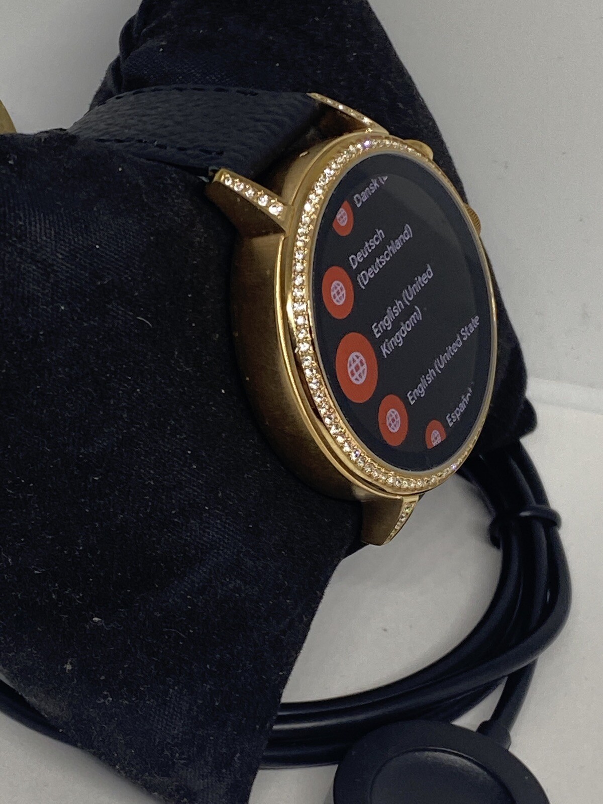 Fossil Gen 4 Authentic Digital Dial Smart Watch Custom Band FTW6011 AB411