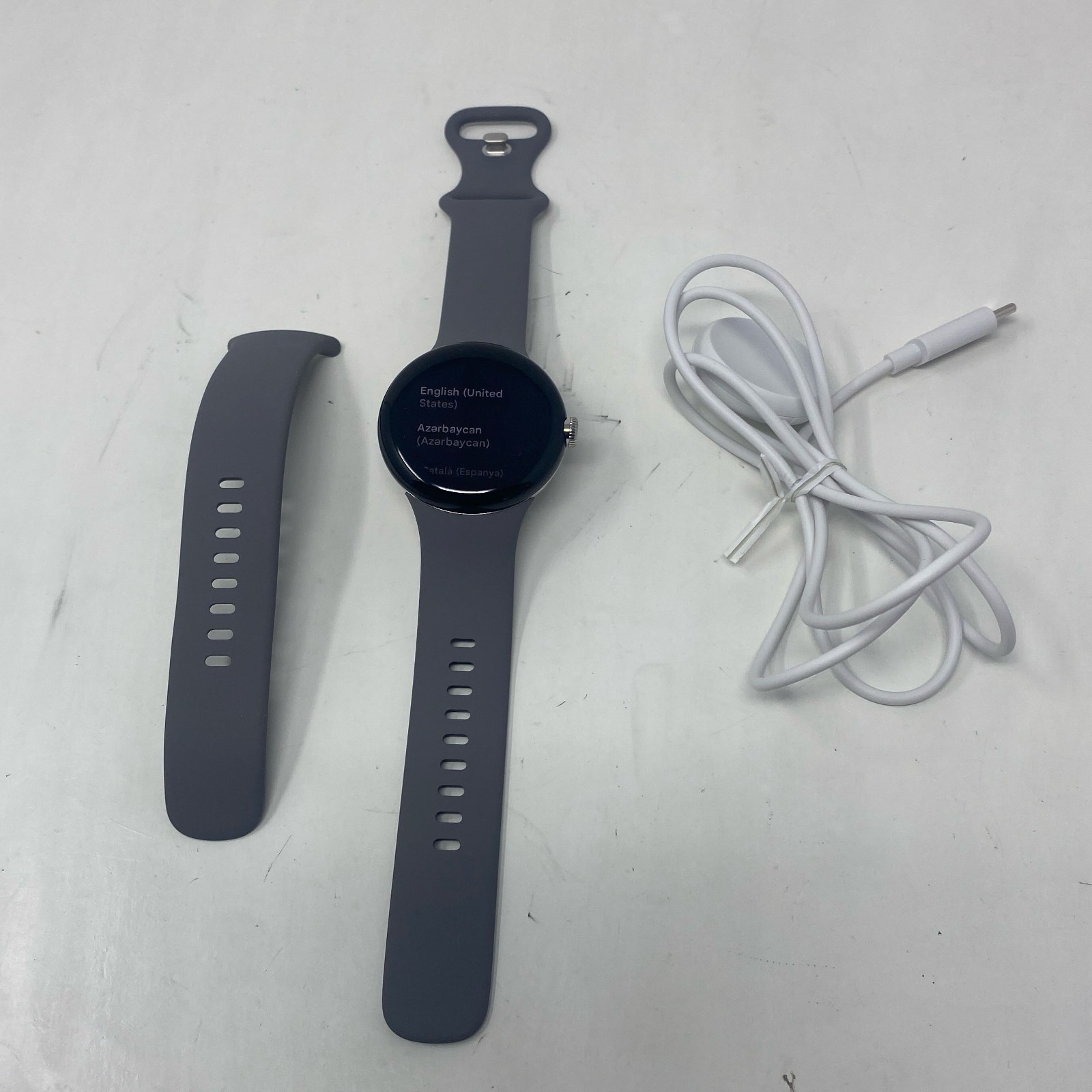 Google Pixel Watch LTE 41mm Polished Silver/Charcoal