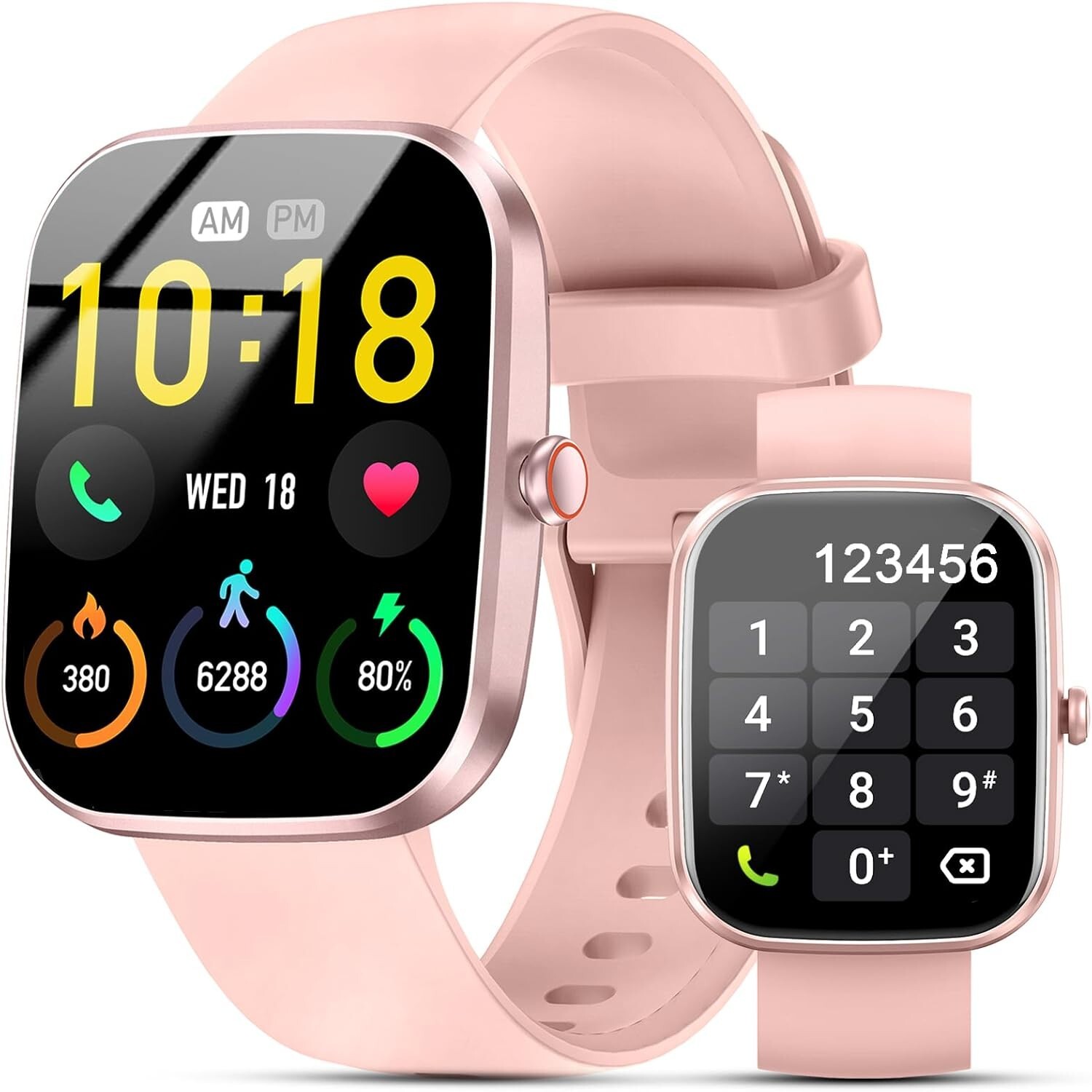 Smartwatch for Woman Call Fitness Tracker Heart & Sleep Monitor IP68 Waterproof