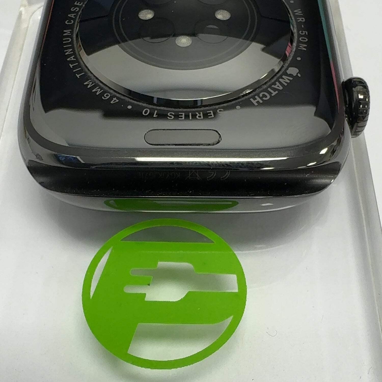 Unlocked Apple Watch Series 10 46MM Silver Titanium MX173LW/A Face Only