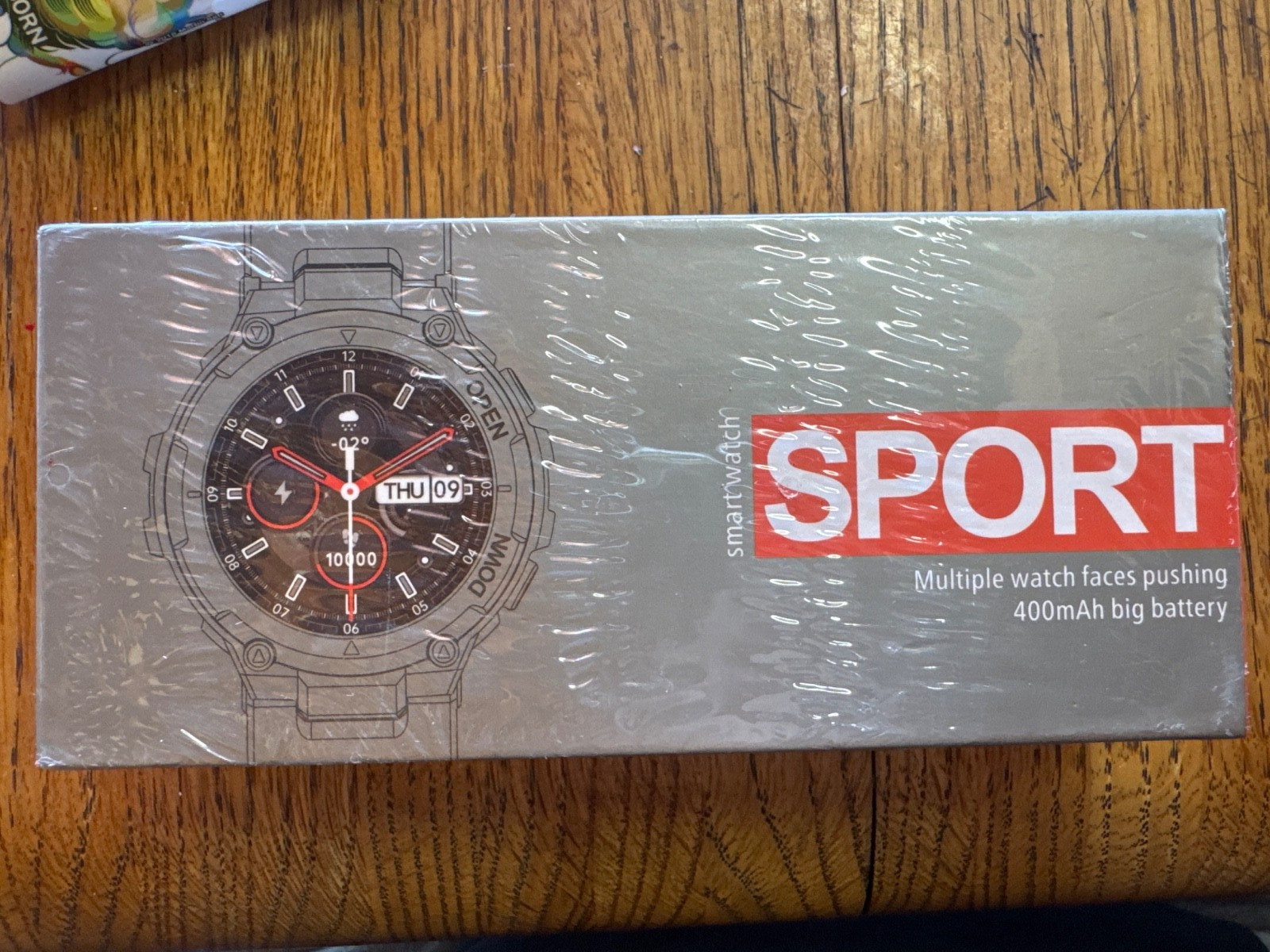 Military K22 400mAh Sport Smart Watch waterproof IP54-k22/ BLACK