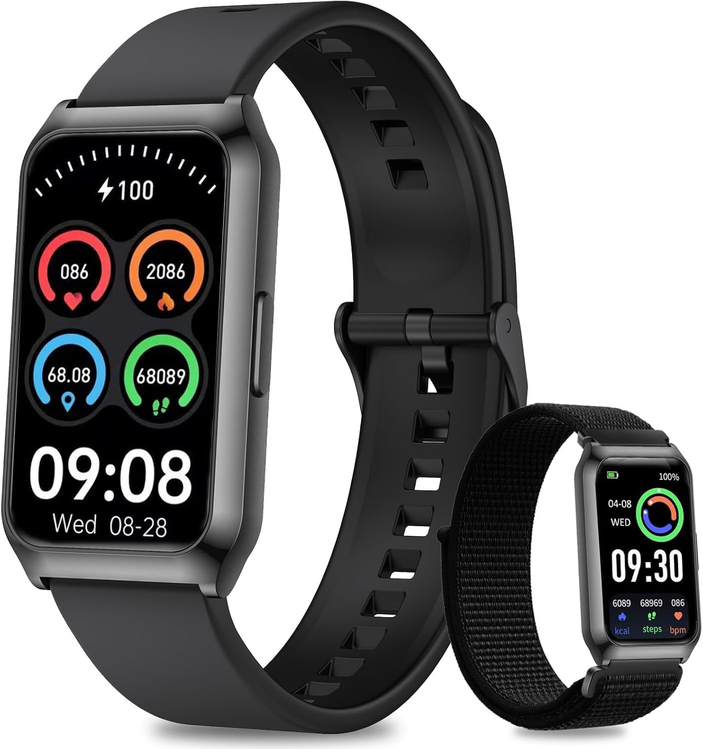 Casual Style Smart Watch for Men Women with 200 Watch Faces and Sleep Monitor