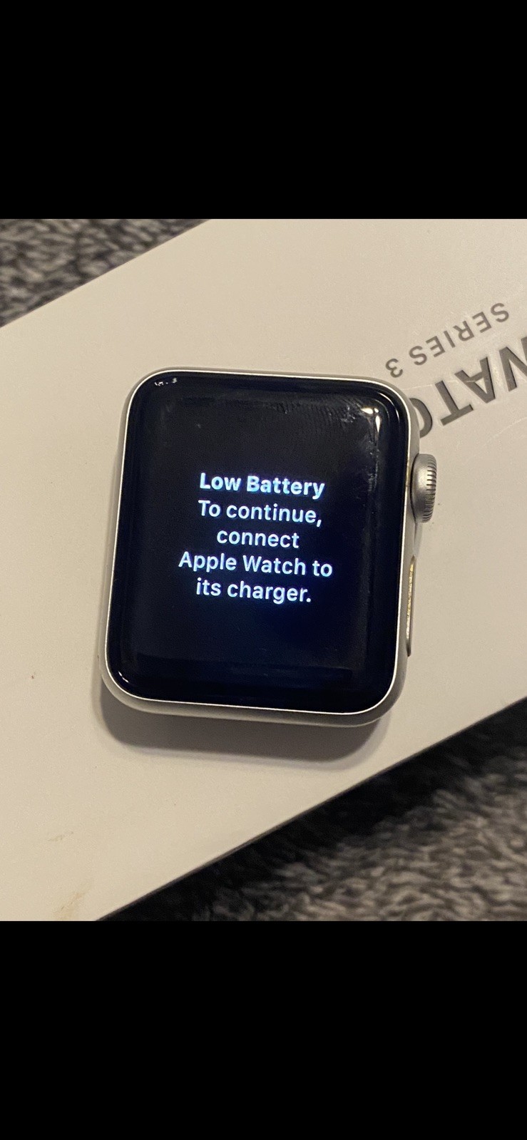 Apple Watch Series 3 Silver Aluminium w/extras