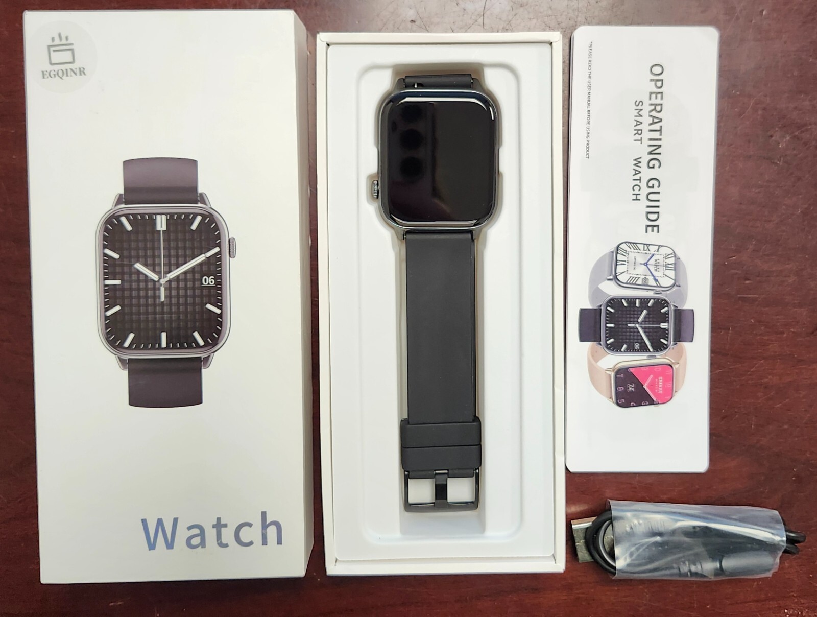 🔥🔥EGQINR Smart Watch (Answer/Make Call), 1.68″ Fitness Tracker Smartwatch🔥🔥