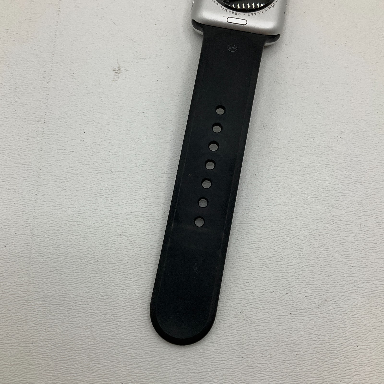 Apple Watch Series 2 GPS 42MM Silver Aluminum Case A1758 with Black Strap