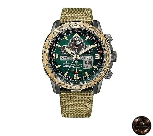 Citizen Radio Control Wristwatch JY8074-11X Super Pilot Modern