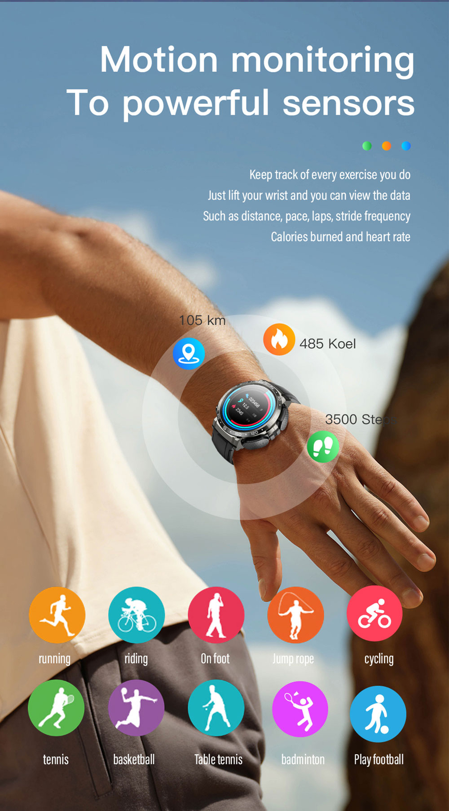 Smart Watch For Men/Women Waterproof Smartwatch Bluetooth Headsets Bracelet