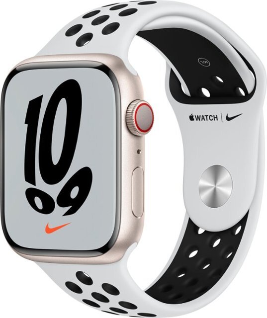 Apple Watch Nike Series 7 (GPS + Cellular) 45mm Midnight Aluminium Case/Black