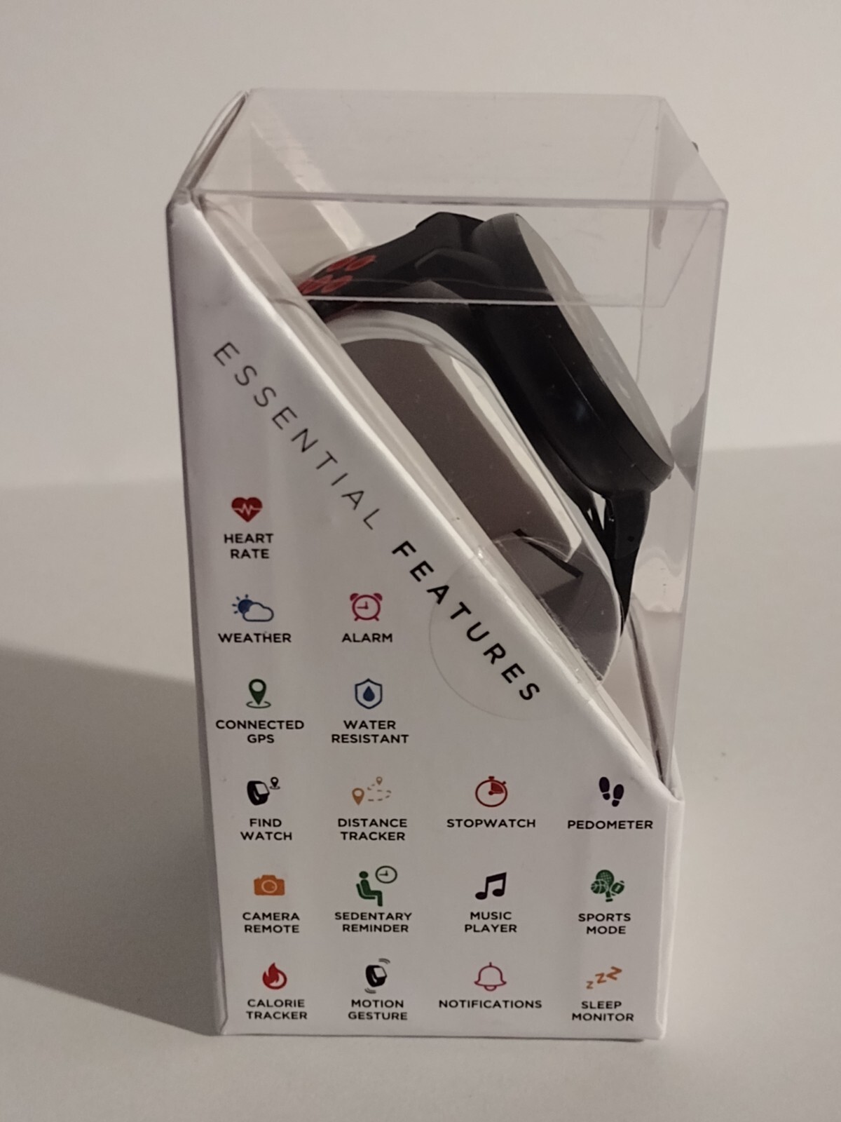 iTech Fusion Smartwatch Android & iOS Compatible Black/Red. Father’s Day gift