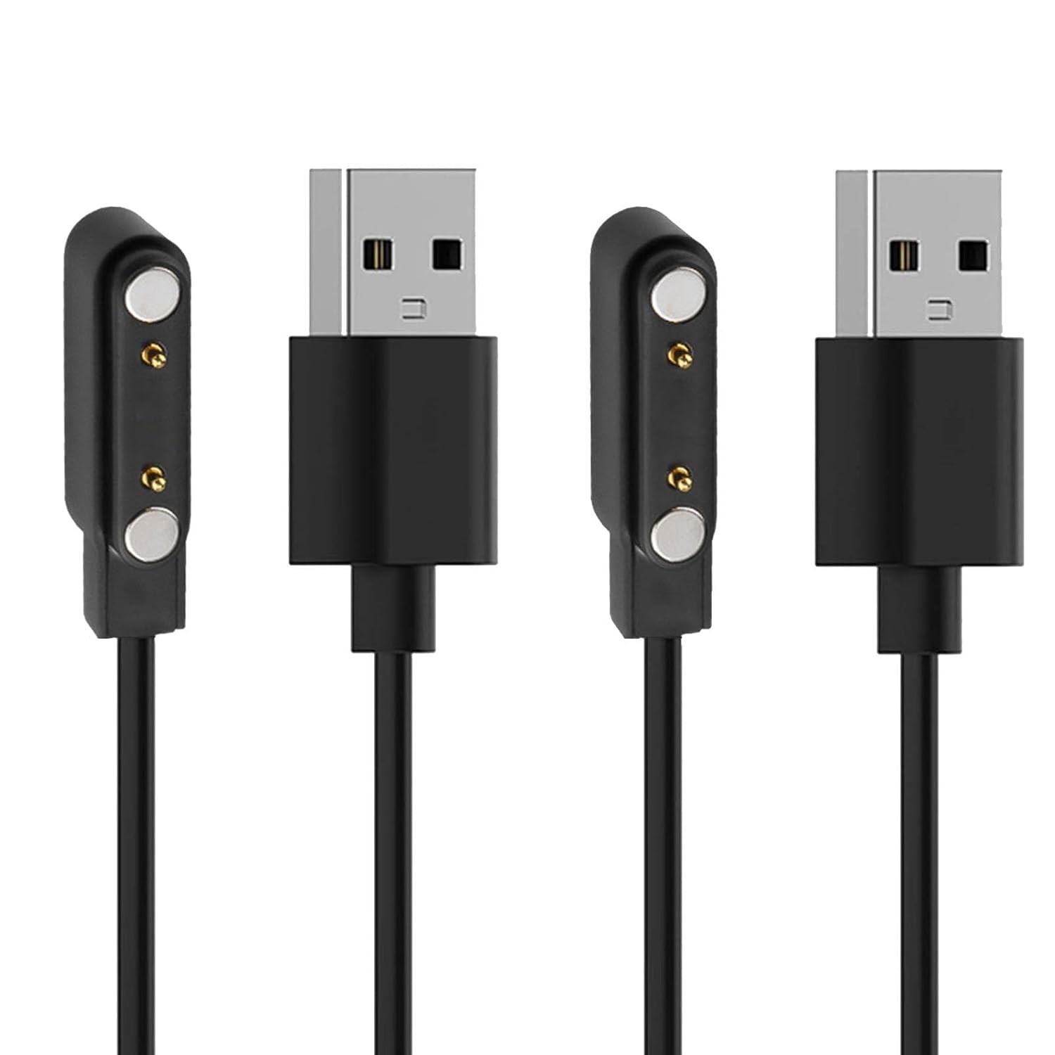 2-Pack Magnetic Charger Cable for K22, K57 Pro, K55 Military Sport Smart Watch